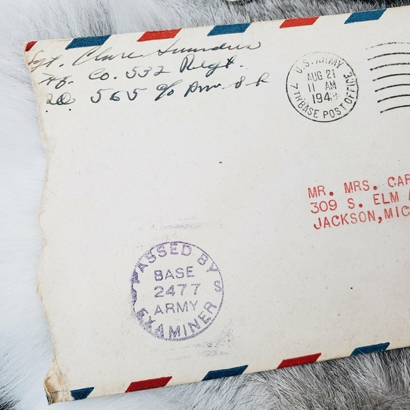World war two war time air mail envelope. - Picture 3 of 4